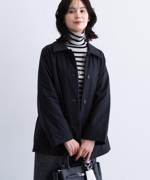 セール】【超軽量／蓄熱】ライトパフステンカラーコート（その他