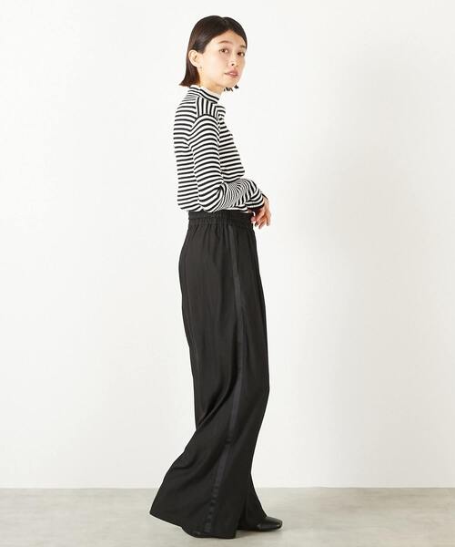 MELROSE claire（メルローズ クレール）の「【ワイドリブボトルネックプルオーバー】（ニット/セーター・レディース・ブラック/ホワイト×ブラック/ブラウン系その他/オフホワイト/ベージュ/レッド・FREE）」の20枚目の写真