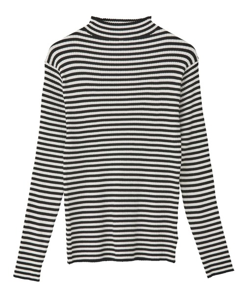 MELROSE claire（メルローズ クレール）の「【ワイドリブボトルネックプルオーバー】（ニット/セーター・レディース・ブラック/ホワイト×ブラック/ブラウン系その他/オフホワイト/ベージュ/レッド・FREE）」の22枚目の写真