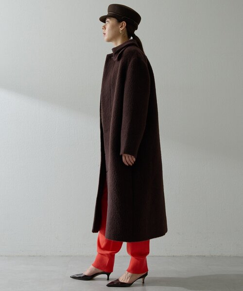 セール】アルパカシャギーコート（ステンカラーコート）｜Whim Gazette