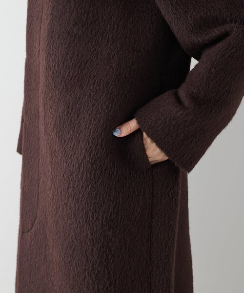 セール】アルパカシャギーコート（ステンカラーコート）｜Whim Gazette