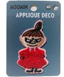 MOOMIN(ムーミン)のムーミン 簡単貼るだけアップリケデコステッカー リトルミイ S&C(ステッカー/テープ)
