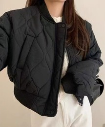 meJane（ミージェーン）の「キルティングショート丈中綿ブルゾン（ダウンジャケット/コート）」