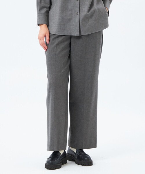 MACKINTOSH PHILOSOPHY(マッキントッシュ フィロソフィー)の「WARM TWILL ワイドパンツ(その他パンツ・レディース・ブラック/チャコールグレー/ホワイト系その他/ダークネイビー/ベージュ・36/38/40/34)」の1枚目の写真