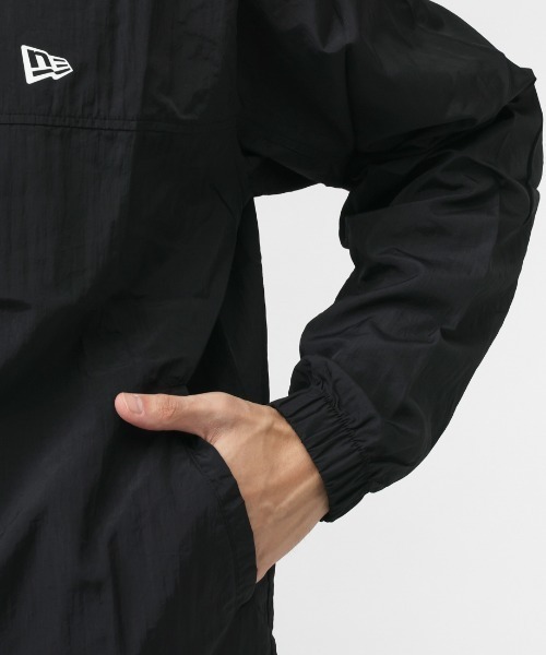 NEW ERA（ニューエラ）の「ニューエラ  Woven JKT（ナイロンジャケット・メンズ・ブラック・M/L/LL）」の8枚目の写真