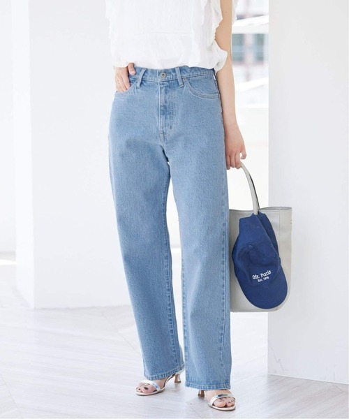 SLOBE IENA（スローブイエナ）の「《4サイズ展開/追加8》LE DENIM ストレートデニムパンツ（デニムパンツ・レディース・ブラック/サックスブルー/ブルー系その他・34/36/38/40）」の13枚目の写真