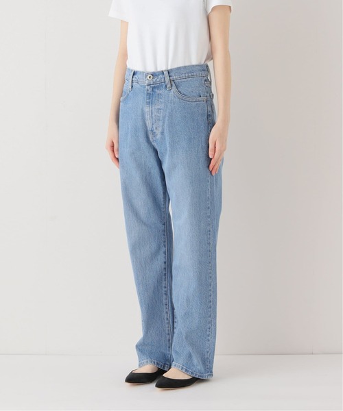 SLOBE IENA(スローブイエナ)の「《4サイズ展開/追加8》LE DENIM ストレートデニムパンツ(デニムパンツ・レディース・ブラック/サックスブルー/ブルー系その他・34/36/38/40)」の17枚目の写真
