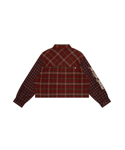 AAPE BY A BATHING APE（エーエイプバイアベイシングエイプ）の「AAPE LONG SLEEVE SHIRT（シャツ/ブラウス・レディース・レッド・X-SMALL）」の2枚目の写真