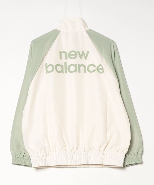 NEW BALANCE（ニューバランス）の「グラフィック ウーブンジャケット（ジャージ・レディース・ライトグリーン/ブラック・SMALL/MEDIUM/LARGE/X-LARGE）」の7枚目の写真