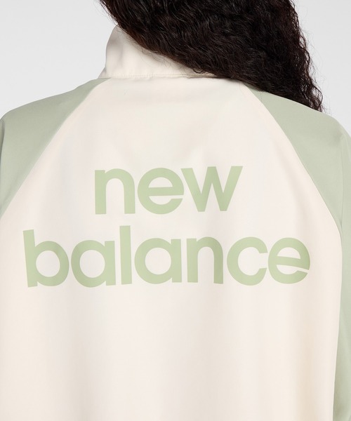 NEW BALANCE（ニューバランス）の「グラフィック ウーブンジャケット（ジャージ・レディース・ライトグリーン/ブラック・SMALL/MEDIUM/LARGE/X-LARGE）」の6枚目の写真