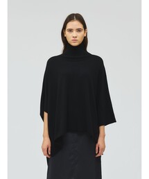 mizuiroind（ミズイロインド）の「mizuiro ind ポンチョライクプルオーバー（ニット/セーター）」