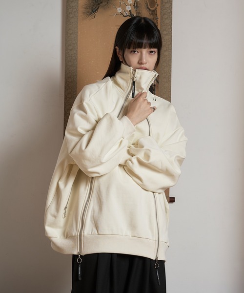 狐独(コドク)の「ハイネックデザインZIPスウェット(スウェット・メンズ・アイボリー/ブラック・LARGE/MEDIUM)」の17枚目の写真