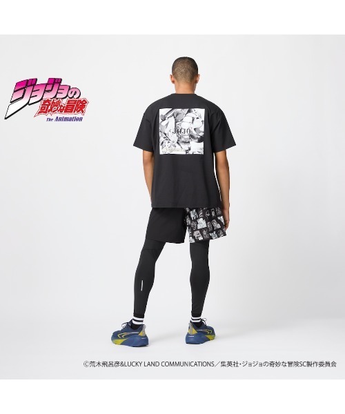 TIGORA(ティゴラ)の「半袖Tシャツ ザ・ワールド アニメ『ジョジョの奇妙な冒険 スターダストクルセイダース』(Tシャツ/カットソー・メンズ・ブラック・S/M/L/XL)」の1枚目の写真