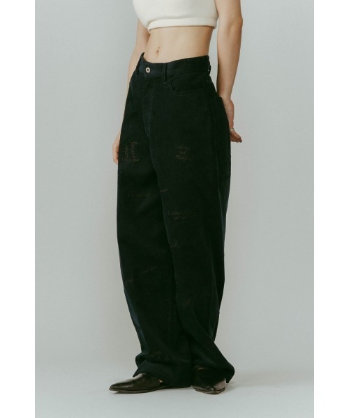 embroidered corduroy pants(unisex)（その他パンツ）｜Knuth Marf