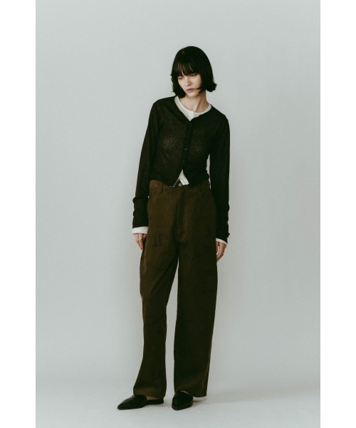 Knuth Marf(クヌースマーフ)の「embroidered corduroy pants(unisex)(その他パンツ・レディース・カーキ/アイボリー/ネイビー・X-SMALL/SMALL/MEDIUM/LARGE)」の17枚目の写真