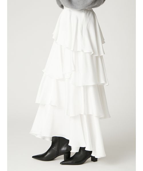 セール】サテンランダムティアードスカート（スカート）｜FRAY I.D