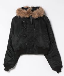 Valley Apparel(バレーアパレル)のValley Apparel N-2B SHORT/ミリタリーフライトジャケット レディース(ミリタリージャケット)
