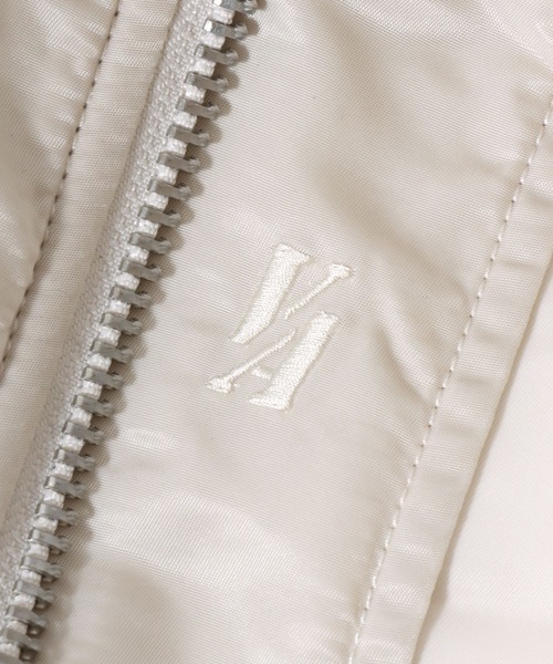 Valley Apparel(バレーアパレル)の「Valley Apparel N-2B SHORT/ミリタリーフライトジャケット レディース(ミリタリージャケット・レディース・アイボリー/ブラック・S/M)」の14枚目の写真