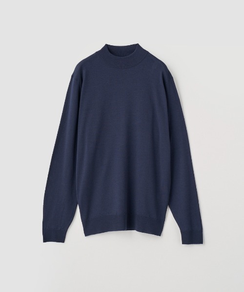 JOHN SMEDLEY（ジョンスメドレー）の「モックネック長袖ニットプルオーバー（ニット/セーター・メンズ・カーキ/ブラウン系その他/グレー系その他/ブラック/ブラウン系その他2/チャコールグレー/グレー/ブルー系その他/オレンジ/ダークグレー/グリーン/ベージュ系その他/ブラウン系その他3/レッド系その他/ホワイト/ダークネイビー/ブルー系その他4・S/XL/L/M）」の14枚目の写真