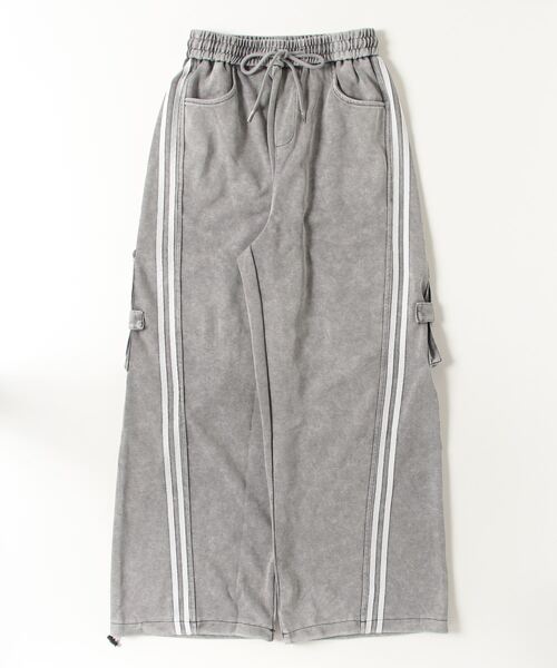 .KOM（ドットコム）の「『.KOM/ドットケーオーエム』ピグメント加工ワイドカーゴパンツ【CN】【Z】【Z】（カーゴパンツ・レディース・ブラック/グレー・FREE）」の11枚目の写真