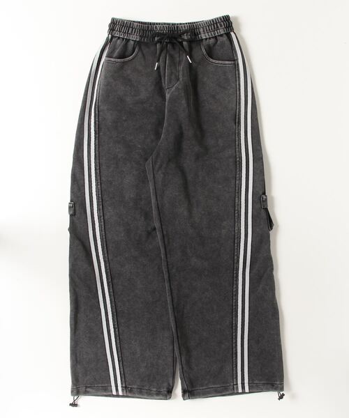 .KOM（ドットコム）の「『.KOM/ドットケーオーエム』ピグメント加工ワイドカーゴパンツ【CN】【Z】【Z】（カーゴパンツ・レディース・ブラック/グレー・FREE）」の10枚目の写真