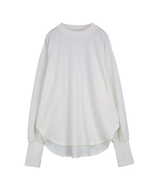 and it_(アンドイット)の「膨れジャガードふんわりプルオーバー(Tシャツ/カットソー・レディース・アイボリー・FREE)」の6枚目の写真