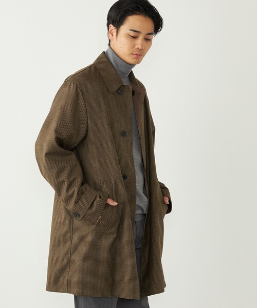 セール】SHIPS Colors:リバーシブル ステンカラーコート（ステンカラー