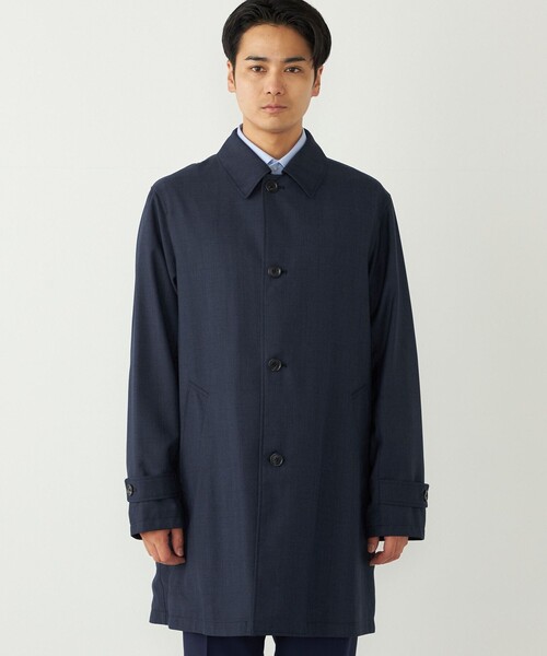 SHIPS Colors:リバーシブル ステンカラーコート（ステンカラーコート