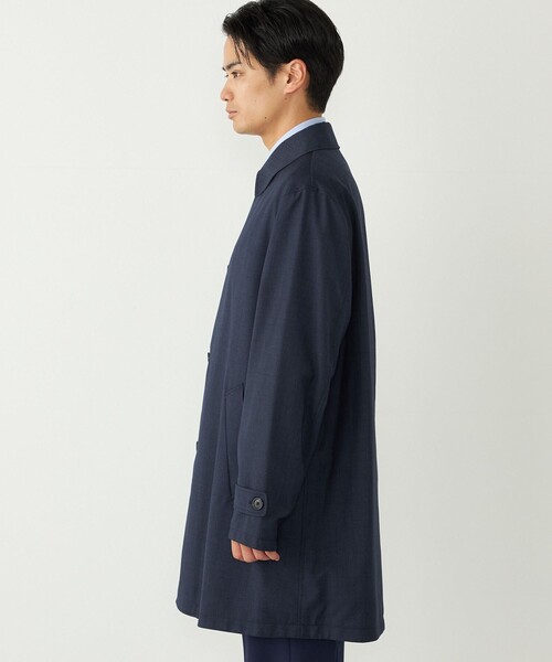 SHIPS Colors:リバーシブル ステンカラーコート（ステンカラーコート