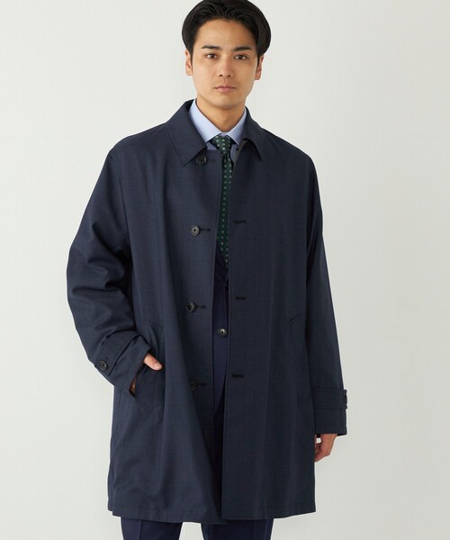 SHIPS Colors:リバーシブル ステンカラーコート（ステンカラーコート