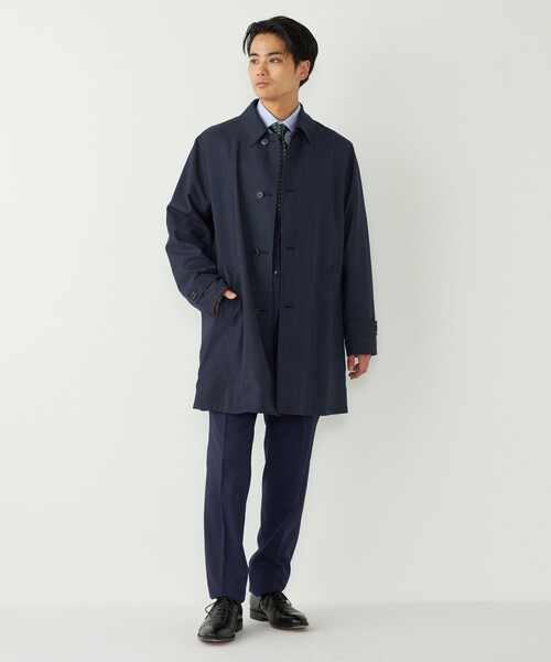 ソロイスト リバーシブル ステンカラーコート　50 SHIPS Colors:リバーシブル ステンカラーコート（ステンカラーコート