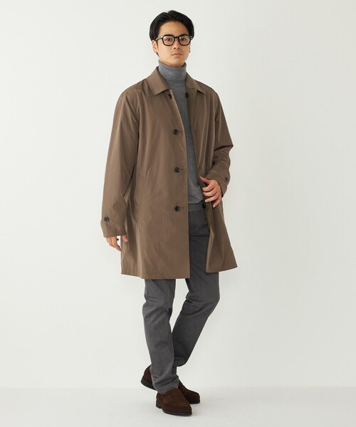 SHIPS Colors:リバーシブル ステンカラーコート（ステンカラーコート