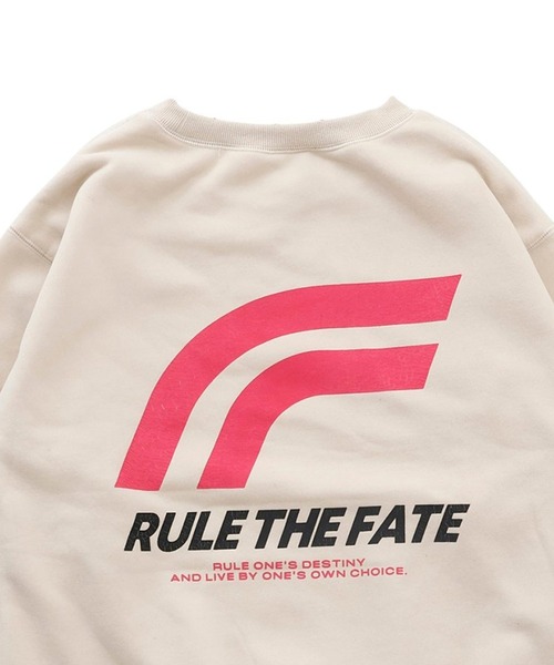 RULE THE FATE(ルールザフェイト)の「RTF GT DAMAGE SWEAT PULLOVER/GTダメージスウェットプルオーバー(スウェット・メンズ・ブラック/ベージュ・2/1/0)」の6枚目の写真