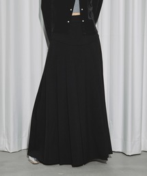 corset pleats skirt コルセットボックスプリーツスカート