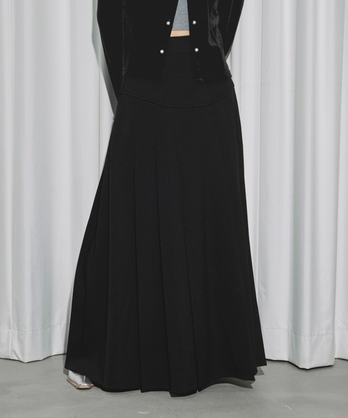 セール】corset pleats skirt コルセットボックスプリーツスカート