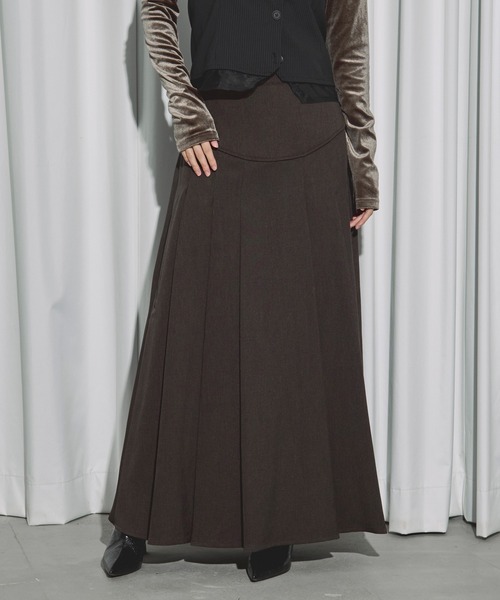 セール】corset pleats skirt コルセットボックスプリーツスカート