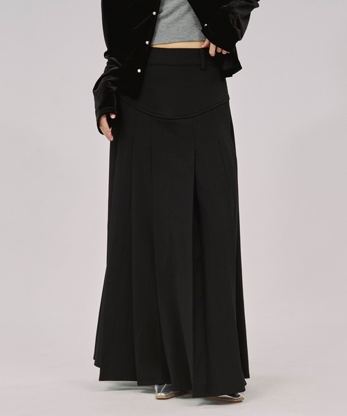 Ezick（エジック）の「corset pleats skirt コルセットボックス