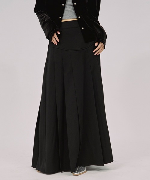 Ezick（エジック）の「corset pleats skirt コルセットボックス