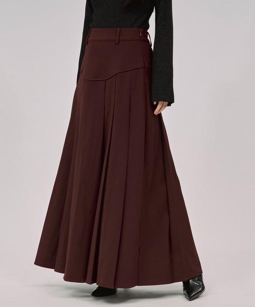 セール】corset pleats skirt コルセットボックスプリーツスカート