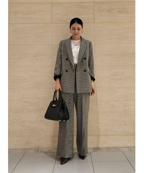 allureville（アルアバイル）の「CHIC TWEEDベイカーパンツ（その他パンツ・レディース・ブラウン/ブラック・1/2）」の14枚目の写真