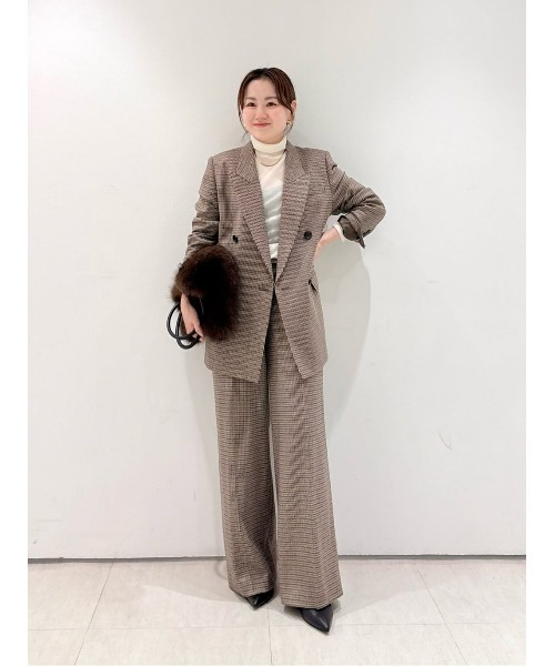 allureville（アルアバイル）の「CHIC TWEEDベイカーパンツ（その他パンツ・レディース・ブラウン/ブラック・1/2）」の17枚目の写真