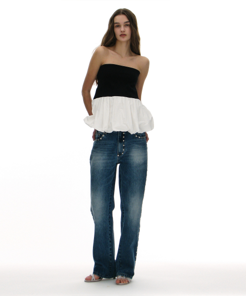 PARTIMENTO WOMEN(パルティメントウィメン)の「2WAYパフスカート_ホワイト(スカート・レディース・ホワイト・SMALL/MEDIUM)」の9枚目の写真