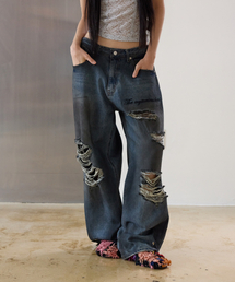 THE MYSTERIOUS HOTEL（ザミステリアスホテル）の「DIRTY WASHED DENIM（デニムパンツ）」