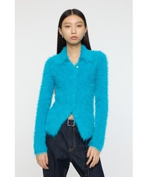 MOUSSY（マウジー）の「FEATHER LIKE KNIT シャツ（ニット/セーター）」