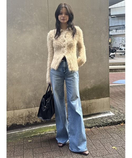 FEATHER LIKE KNIT シャツ（ニット/セーター）｜MOUSSY（マウジー）の