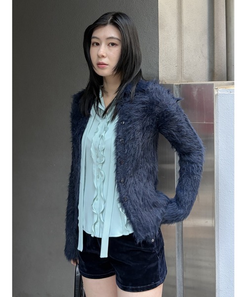 セール】FEATHER LIKE KNIT シャツ（ニット/セーター）｜MOUSSY