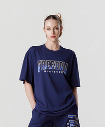 FREEDOM（フリーダム）の「Flame Logo T-Shirt (Navy)（Tシャツ/カットソー・メンズ）」