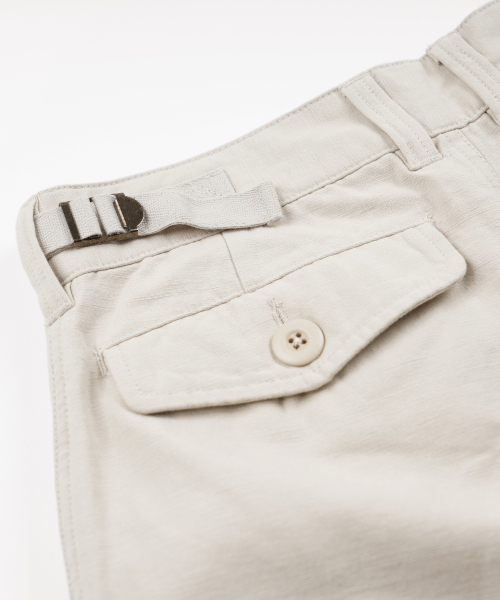 FRIZMWORKS(フリズムワークス)の「BACKSATIN M65 FIELD PANTS _ CREAM(その他パンツ・メンズ・その他・LARGE/X-LARGE/SMALL/MEDIUM)」の8枚目の写真