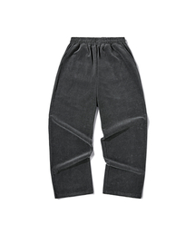 Verdnt（バーダント）の「Basic Wide Corduroy Banding Pants [Charcoal]（その他パンツ・レディース）」