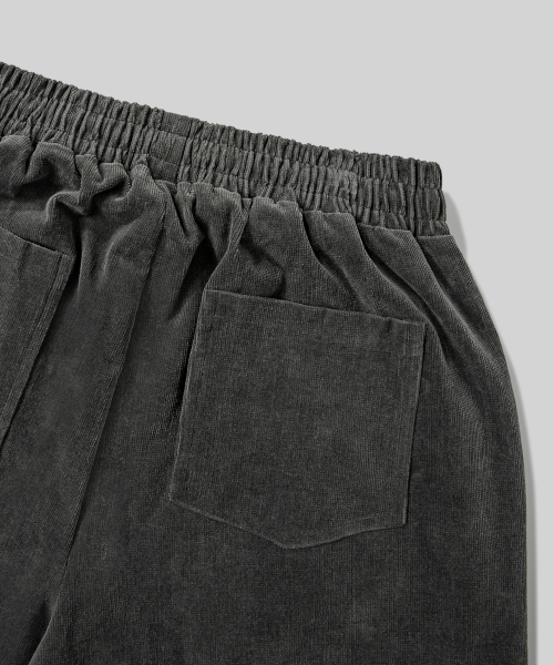 Verdnt（バーダント）の「ベーシックワイドコーデュロイバンディングパンツ[チャコール]（その他パンツ・レディース・その他・LARGE/SMALL/MEDIUM）」の8枚目の写真